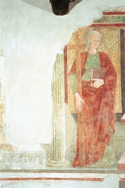 Sant'Antonio abate in trono con Sant'Elena e San Sebastiano